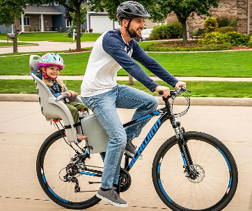 schwinn deluxe bicycle mounted child carrier