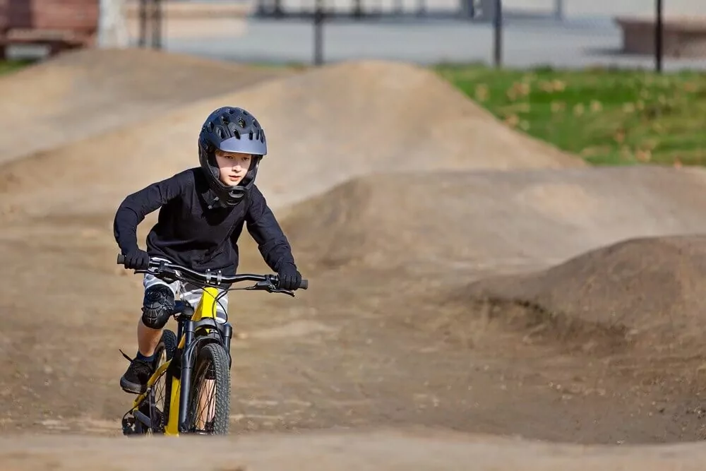 Kids Boys Girls Full Face Bike Helmet BMX Mountain Bike Crash Helmet UK Stock 