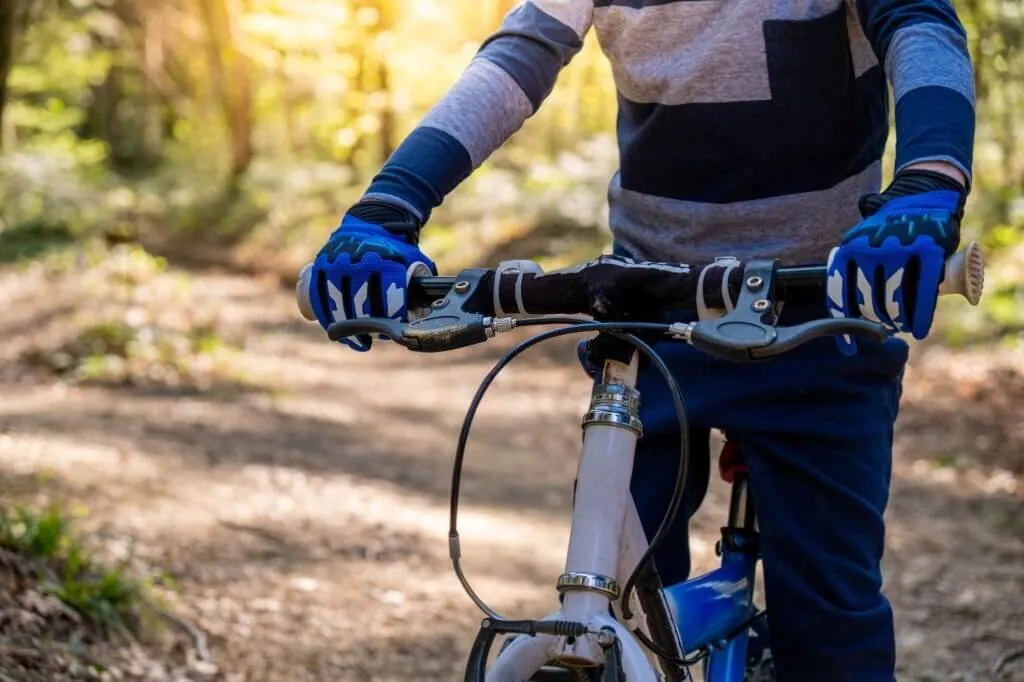 Full finger gloves for cycling kids