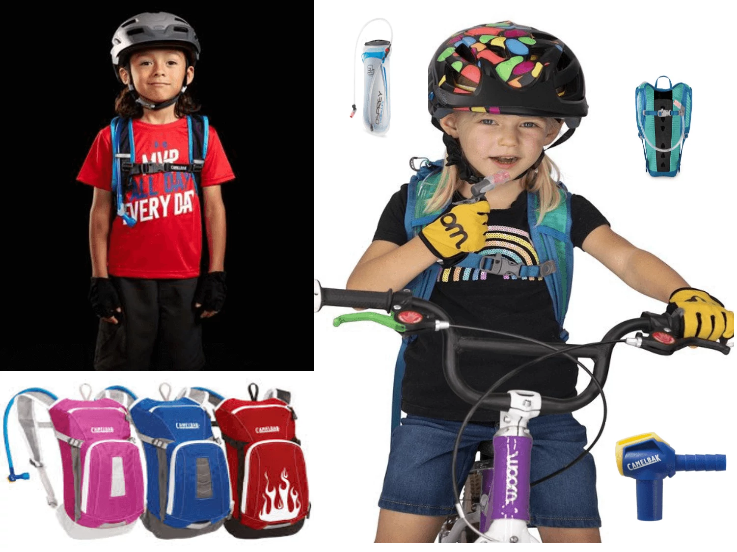 kids cycling backpack