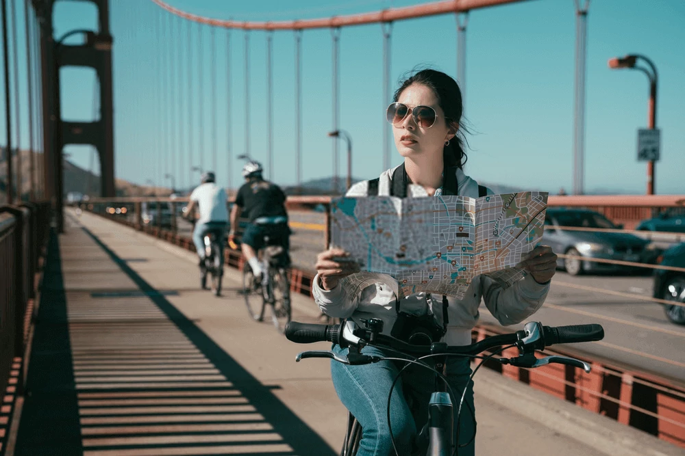 Guided biking tour