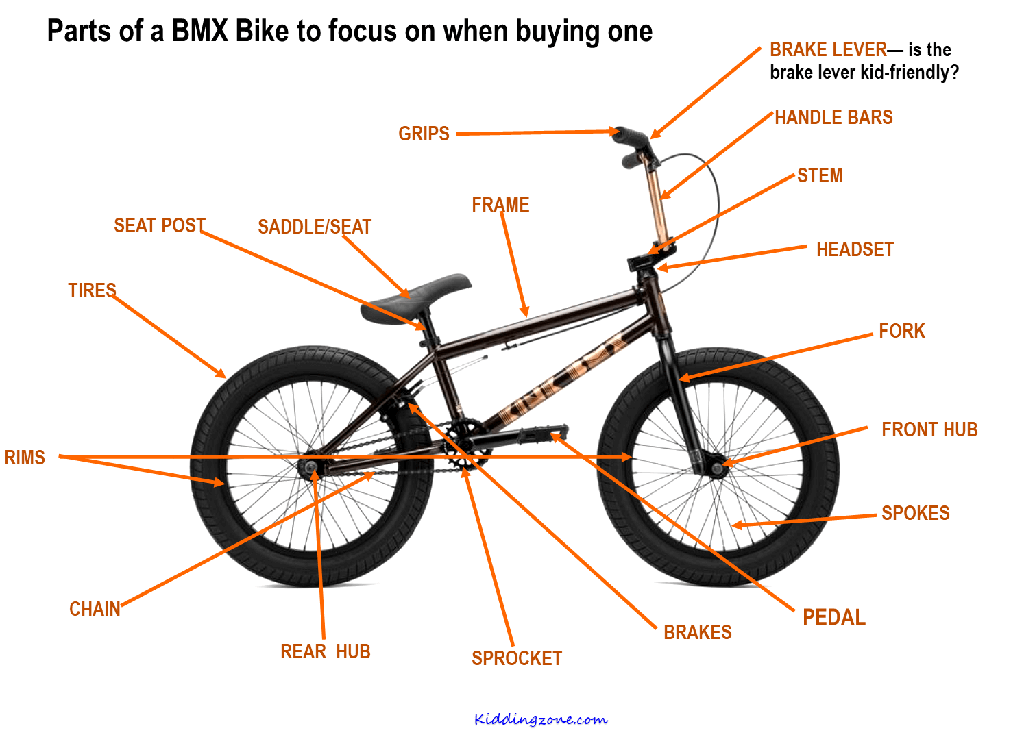 bmx sizes and age